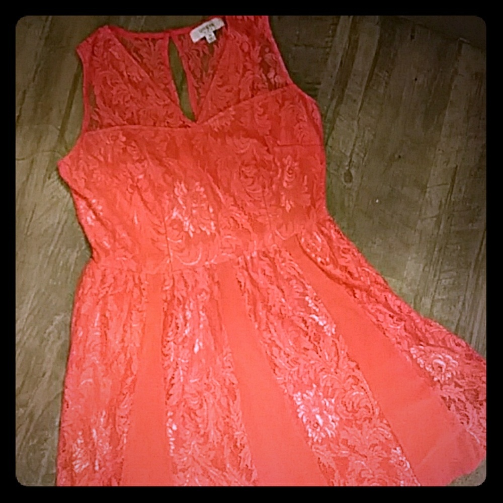 Coral Summer Dress